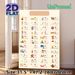 Thai Alphabets Painting Poster, Vibrant Cartoon-style Illustrated Poster, Practical Thai Language Learning Aid, Suitable For Home Study And Language_maomaolike.com