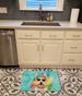 Westie Hippie Dawg Memory Foam Kitchen Mat Machine Washable Anti-Fatigue Mat Cushion Comfort Bath Mat Or Kitchen Rug_maomaolike.com