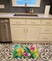 Orchids In Watercolor Memory Foam Kitchen Mat Machine Washable Anti-Fatigue Mat Cushion Comfort Bath Mat Or Kitchen Rug_maomaolike.com
