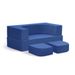 4PCS Modular Kids Play Couch Filled With 100% 28D Sponge,Toddler Nugget Convertible Couch_maomaolike.com