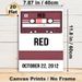 Vintage Cassette Tape "RED" Painting Poster, Minimalist Retro Burgundy Cassette With Bold Text Poster, Nostalgic Music-themed Decor Ideal For Living_maomaolike.com