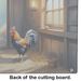Chickens In The Coop Glass Cutting Board Decorative Tempered Glass Kitchen Cutting And Serving Board Large Size Chopping Board_maomaolike.com