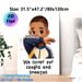Hygiene Etiquette Painting Poster, Warm-toned Cartoon Character Poster, Reminds Proper Cough-sneeze Hygiene, Ideal For Clinic, Office And Public Areas_maomaolike.com