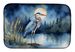 Blue Heron Under The Moonlight Dish Drying Mat Absorbent Dish Drying Mat Pad For Kitchen Counter Dish Drainer Mat For Countertop, 14 X 21", Multicolor_maomaolike.com
