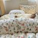 Wholesale INS Fresh Children's Princess Pure Cotton Four-Piece Girly Cute Style All-Cotton Twill 4-Piece Bedding Set_maomaolike.com