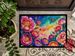 Peonies In Color Doormat Front Door Mat Indoor Outdoor Rugs For Entryway, Non Slip Washable Low Pile, 24H X 36W_maomaolike.com