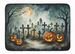Graveyard Spooky Halloween Memory Foam Kitchen Mat Machine Washable Anti-Fatigue Mat Cushion Comfort Bath Mat Or Kitchen Rug_maomaolike.com