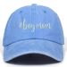Unisex Washed cotton BOY MOM embroidered baseball cap Cotton duck hat Dad hat Hip Hop hat_maomaolike.com