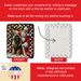 Leonberger And Santa Claus Porcelain Ornament Christmas Tree Hanging Decorations For Home Christmas Holiday, Rectangle, Gift, Multicolor_maomaolike.com