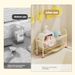 VANFOLA Kitchen Counter & Sink Storage Rack, Drain Holder For Dish Sponge, Cleaning Cloth & Steel Wool, Narrow Side Organizer For Washing Basin_maomaolike.com
