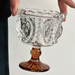 Brown Retro Crystal Ice Cream Cup Ins Style High Aesthetic Relief Dessert Cup Glass High Footed Cup Ice Cream Cup_maomaolike.com