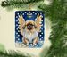 Pekingese My Angel Porcelain Ornament Christmas Tree Hanging Decorations For Home Christmas Holiday, Rectangle, Gift, Multicolor_maomaolike.com