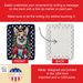 Corgi Christmas Porcelain Ornament Christmas Tree Hanging Decorations For Home Christmas Holiday, Rectangle, Gift, Multicolor_maomaolike.com
