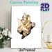 Calcite Crystal Painting Poster, Vintage Realistic Mineral Illustration Poster, Refined Natural Decor Ideal For Home Office, Living Room_maomaolike.com