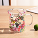 Creative Dried Flower Double Layered Cup For Office, High Aesthetics, Creative Waist, Coffee Cup, Home Milk Cup_maomaolike.com