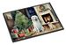 Kuvasz Cozy Christmas Doormat Front Door Mat Indoor Outdoor Rugs For Entryway, Non Slip Washable Low Pile, 24H X 36W_maomaolike.com