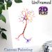 Neuron Themed Painting Poster, Vibrant Watercolor Neuron Anatomy Poster, Informative Artistic Decor Suitable For Office, Clinic And Study Space_maomaolike.com