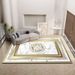 Living Room Rug Large-sized Rug With Geometric Pattern Bedroom Rug Plush Thickened Machine Washable Thickened Rug Bedside Rug Interior Decorative Rug_maomaolike.com