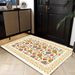 Living Room Rug,Large Rug,Oversized, Gold Leaves Design,Bedroom Rug,Soft And Thick, Machine Washable, Thickened Rug, Bedside Rug,Decorative Indoor Rug_maomaolike.com