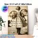 Inspirational Quote Fairy Girl Painting Poster, Vintage Monochrome Poster, Motivational Message With Girl In Dress & Film-strip Wings, Uplifting Decor_maomaolike.com