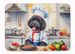 Portuguese Water Dog The Chef Memory Foam Kitchen Mat Machine Washable Anti-Fatigue Mat Cushion Comfort Bath Mat Or Kitchen Rug_maomaolike.com
