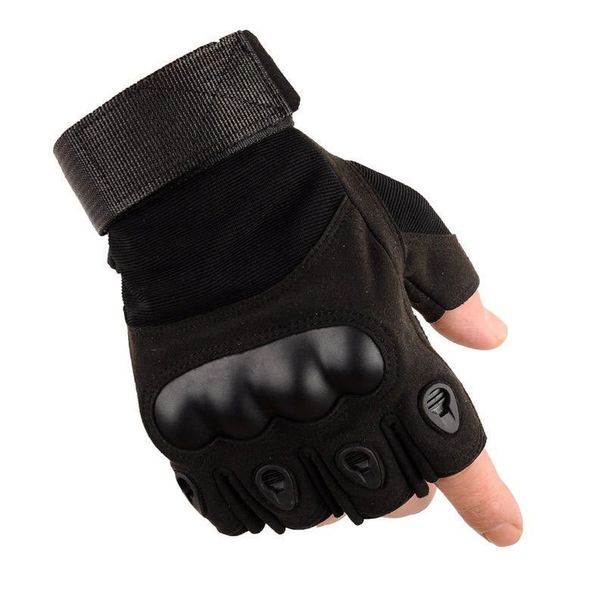 Tactical gloves Combat tactics special half-finger gloves men's outdoor mountain climbing non-slip soft shell long finger gloves_maomaolike.com