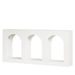 Arched Entryway Table, Wood Console Table With 3 Arched Shelves_maomaolike.com