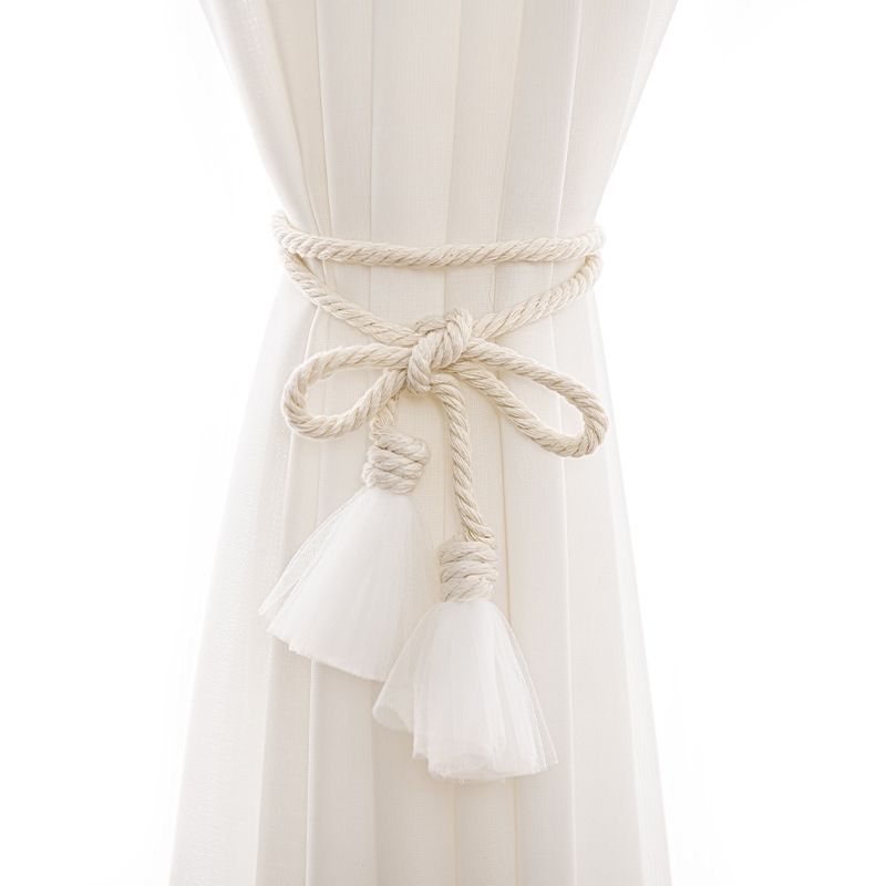 Internet Celebrity New Simple Small Mesh Tiebacks Modern Curtain Accessories_maomaolike.com