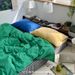 Amber Pine Forest INS Washed Cotton Bedding Four-Piece Solid Color Sheet Duvet Cover Bed Skirt Three-Piece Set_maomaolike.com