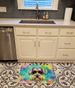 Schnauzer Hippie Dawg Memory Foam Kitchen Mat Machine Washable Anti-Fatigue Mat Cushion Comfort Bath Mat Or Kitchen Rug_maomaolike.com