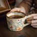 Antique Style Mug, Ceramic Coffee Cup, Exquisite Water Cup_maomaolike.com