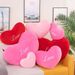 New Shape Soft Home Decorative Valentines Day Heart Plush Stuffed Pillow Kids Birthday Gift_maomaolike.com