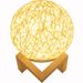 Zhongshan Creative Rattan Ball Ambient Indoor Reading Bedroom Bedside Romantic Night Lighting Table Lamp LED Light_maomaolike.com