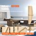 Patio Umbrella Cover For 7ft To 13ft Offset Umbrellas, Water Resistant PU 2000mm, Outdoor Umbrella Cover With Zipper And Rod, Beige_maomaolike.com