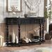 52''Modern And Contemporary Curved Console Table Sofa Table Entryway Table For Hallway Living Room With 4 Drawers And 1 Shelf_maomaolike.com