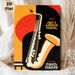 Jazz Saxophone Themed Painting Poster, Vintage Retro Bold Graphic Jazz Festival Scene Poster, Artistic Musical Decor Suitable For Living Room, Music_maomaolike.com