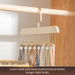 Underwear Strap Wooden Hanger For Stockings, Belts, Scarves Multi-Functional Magic Wardrobe Hook Packing Storage Bag_maomaolike.com