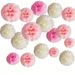 18Pcs Warm Tone Tissue Paper Pom Poms, Hanging Ornaments For Wedding, Birthday, Graduation, Perfect Party Decor & Gifts._maomaolike.com
