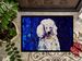 Louie White Poodle Doormat Front Door Mat Indoor Outdoor Rugs For Entryway, Non Slip Washable Low Pile, 24H X 36W_maomaolike.com