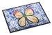 Butterfly Violet Tip Doormat Front Door Mat Indoor Outdoor Rugs For Entryway, Non Slip Washable Low Pile, 24H X 36W_maomaolike.com