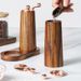 Kitchen Creative Wooden Hand Cranked Pepper Grinder_maomaolike.com