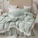 2026 Spring New European Bedding Set Four-Piece Pure Cotton Bed Skirt Internet Celebrity Ruffled Edge Girly Princess Style_maomaolike.com
