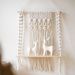 Nordic Style Handwoven Cotton Rope Bohemian Tapestry Ins Bedroom Headboard Wall Storage Rack_maomaolike.com