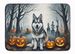 Alaskan Malamute Spooky Halloween Memory Foam Kitchen Mat Machine Washable Anti-Fatigue Mat Cushion Comfort Bath Mat Or Kitchen Rug_maomaolike.com