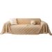 French Style Thick Plush Sofa Cover - Elegant Non-Slip Couch Protector, Soft & Warm Throw Blanket For Living Room, Full_maomaolike.com