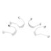Unisex Saddle nose support for children and adults Eyewear accessories Single-hole screw nose pad Metal jointed support rod_maomaolike.com
