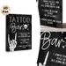Tattoo Bar Themed Painting Poster, Dark Watercolor Style Skull & Skeleton Hand Poster, With Clear Tattoo Application Steps, Ideal For Party, Tattoo_maomaolike.com