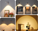 Cross-Border New Charging No Wiring Indoor Wall Spotlight Smart LED Human Body Sensor Remote Control Picture Light_maomaolike.com