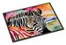 Zebra Doormat Front Door Mat Indoor Outdoor Rugs For Entryway, Non Slip Washable Low Pile, 24H X 36W_maomaolike.com