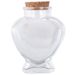 Empty Mini Heart-Shaped With Cork Stoppers Small Glass Bottles Jars For DIY Art Crafts Decoration Party Supplies_maomaolike.com